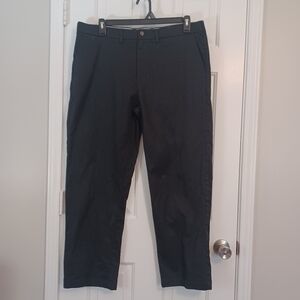 George Flat Front Black Dress Pants Men's Sz 38x30